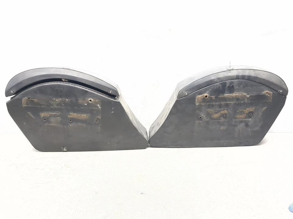 06-14 Yamaha Stratoliner Roadliner XV1900 Viking Alforja Izquierda Derecha Equipaje Foto 3 de 4