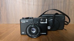 Agfa Optima Sensor Electronic Rangefinder 335 Compact Film Camera & Case Tested