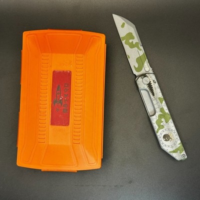 D Rocket Designs Fukusha Mid Tech Knife Warthog Graphic