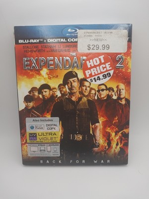 The Expendables 2 (Blu-ray, 2012) NEW