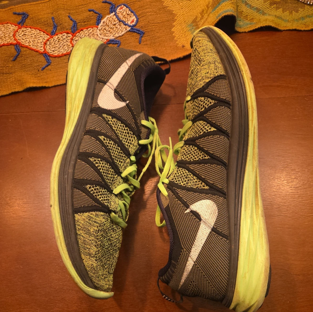 Nike Shoes Mens 10 Athletic Trainers Flyknit Lunar 2 Running Sneakers Sport Gym Nike LunarEpic Flyknit 2 Sneakers for Men for Sale  main image 3