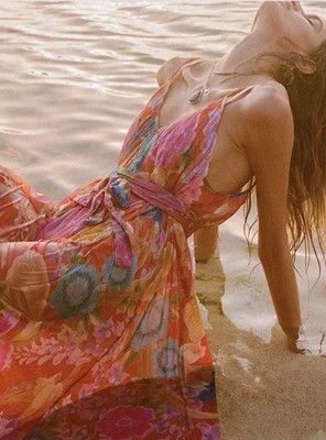 spell maxi dress Spell In The Gypsy Collective Painters Garden Maxi Dress
