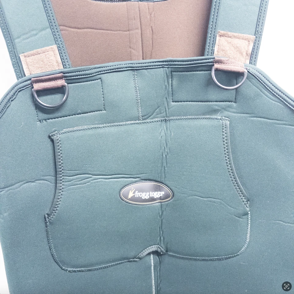 Men's Frogg Toggs 3.5mm Neoprene Amphib Waders Size Medium ~ Forest Green NIB - Image 2 of 4