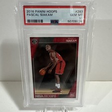 PSA 10 - Pascal Siakam - 2016 Panini NBA Hoops Rookie Card RC #2 raptors 
