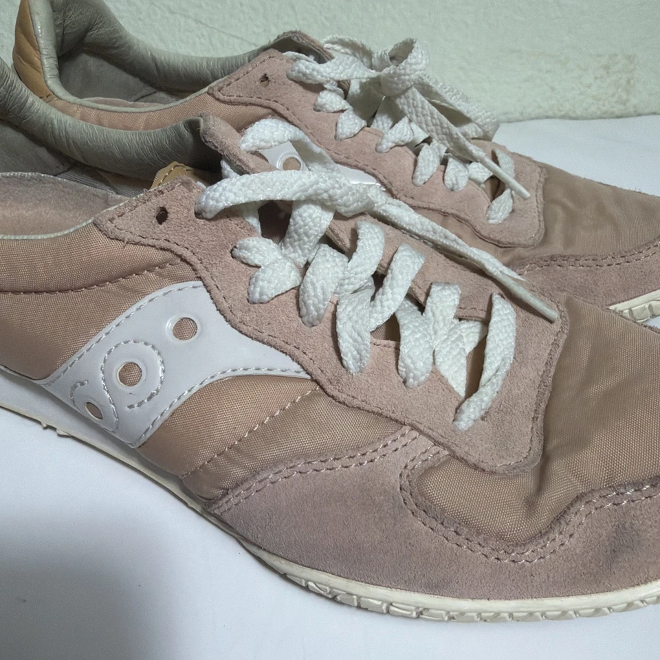 Saucony 鞋女式 9 原装子弹跑步运动鞋粉色白色 S1943-152 — 第 3/4 张图片