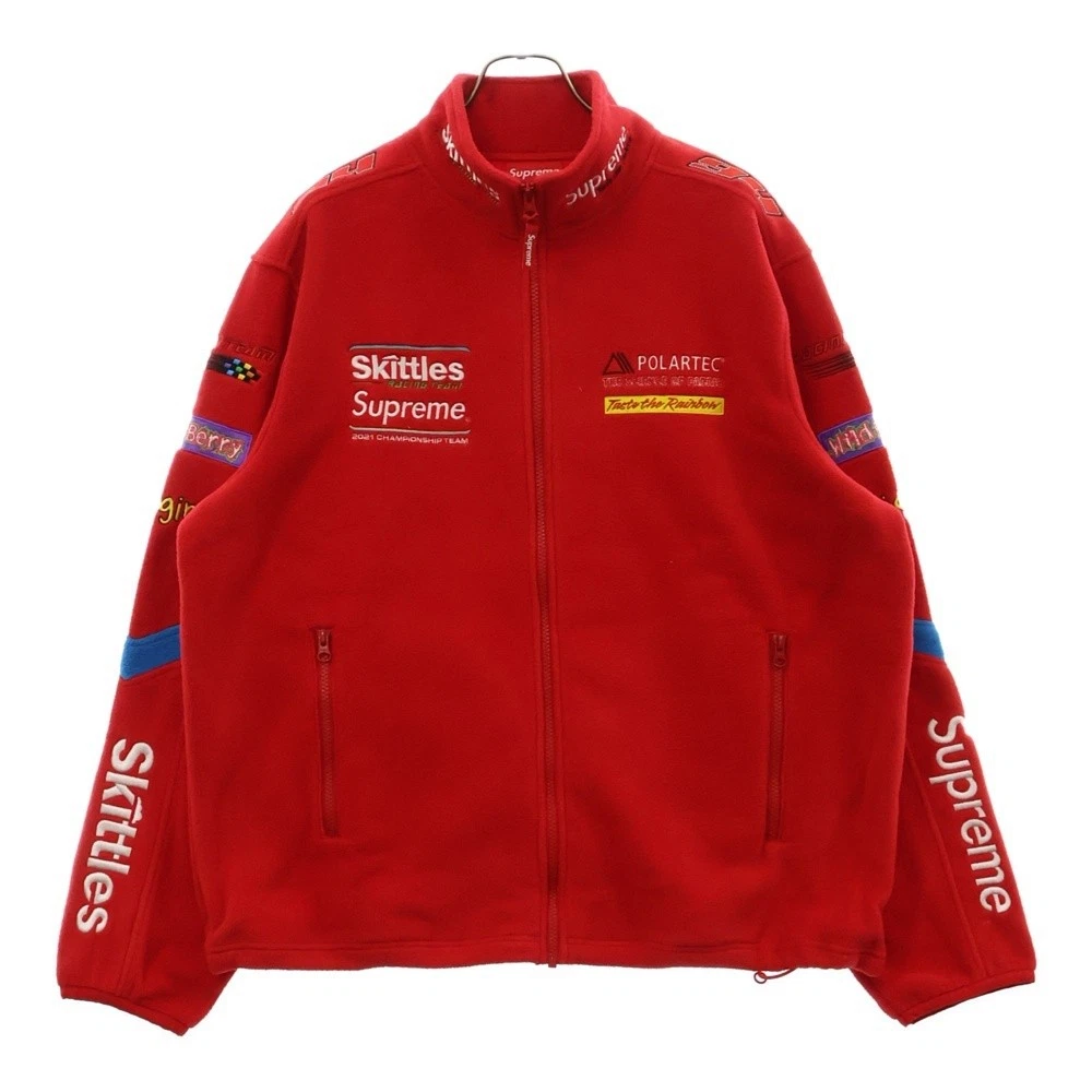 Veste polaire rouge SUPREME 21AW Skittles Polartec Jacket Skittles Polartec