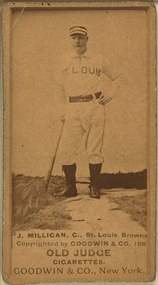 Photo:J. Milligan, St. Louis Browns, baseball photo,1887 1