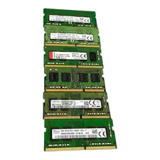 4GB DDR4 Mixed Speeds And Mixed Brands SODIMM Lot Of 6