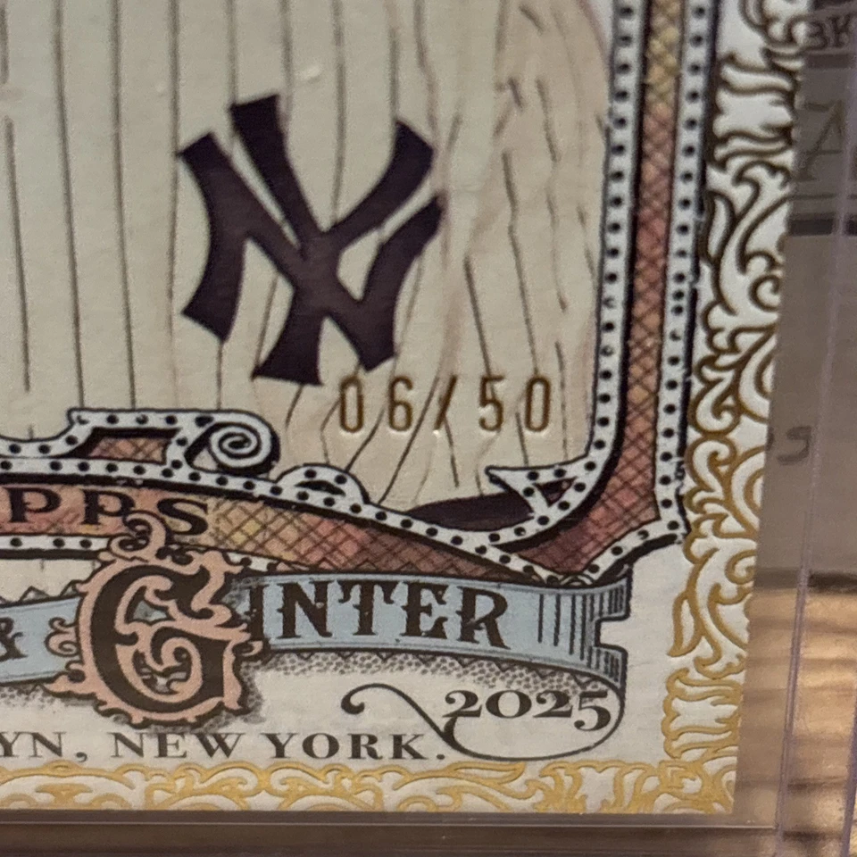 2025 Topps Allen & Ginter Jorge Posada 金银丝 /50 — 第 3/3 张图片