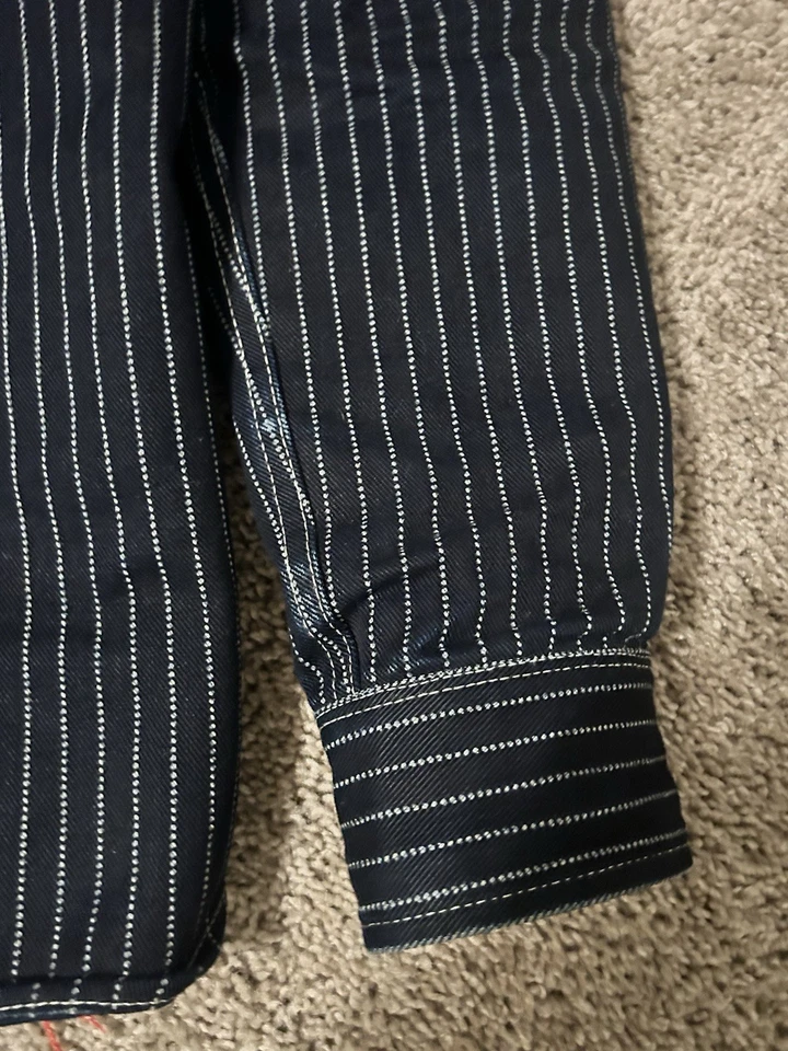 Camisa Western Iron Heart IHSH-62 12 oz Wabash XL Indigo Japón◎ Foto 2 de 4