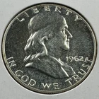 1962 50C SILVER PROOF Franklin Half Dollar (88829)