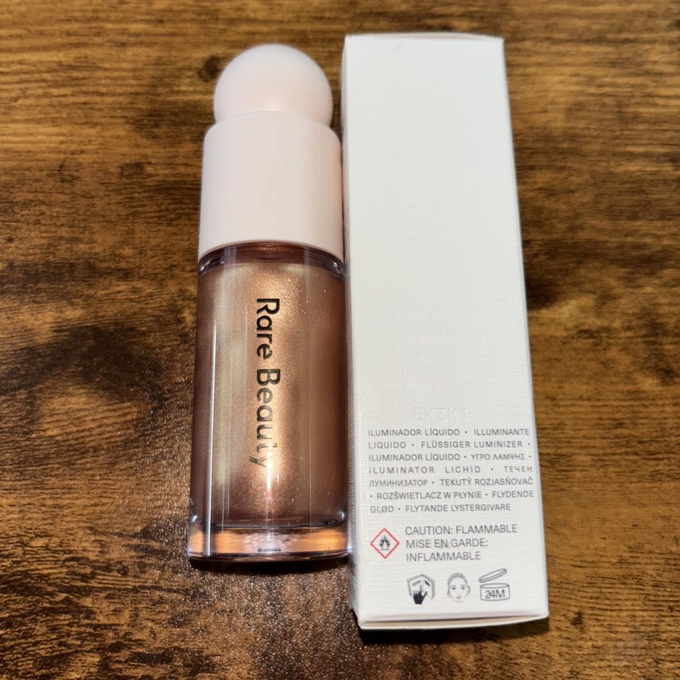 Rare Beauty Positive Light Liquid Luminizer, Flaunt 0.5 fl oz - NIB - Image 4 of 4