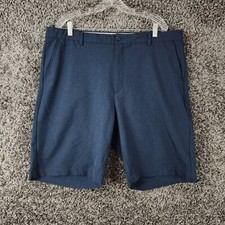 Greg Norman Mens Dark Blue Chino Shorts Size 40