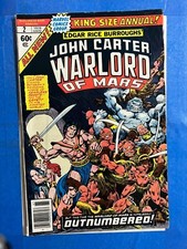 John Carter Warlord of Mars Comic Book Annual #2 Marvel Comics 1978 | Combined S
