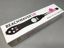 NEW BeachWaver S.75 S75 Black Ceramic Defined Waves Curling Iron All Hair Types