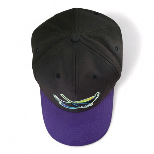 Vintage MLB TAMPA BAY DEVIL RAYS Snapback Baseball Cap Mütze schwarz und lila Krempe - Bild 5 von 7