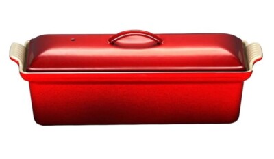 6 Each Le Creuset Enameled Cast Iron Pâté Terrine, 1 1/2 Qt Brand New In The Box