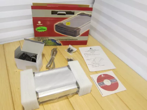 Coolmax 3.5 inch Firewire 400 1394 Aluminum External IDE Hard Drive Enclosure