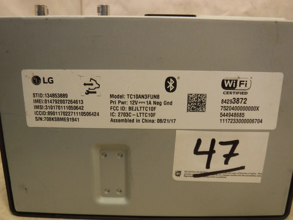 Módulo de comunicación telemática tablero central CADILLAC ESCALADE 18-20 84293872 B47 Foto 3 de 4