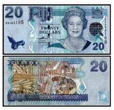 2007 Fiji 20 Dollars P 112 NEW UNC Banknotes