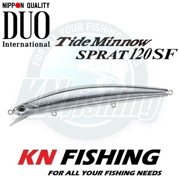 Leurre Flottant Duo Tide Minnow Sprat 120SF, 120mm, 19g, CLA0602, Neuf