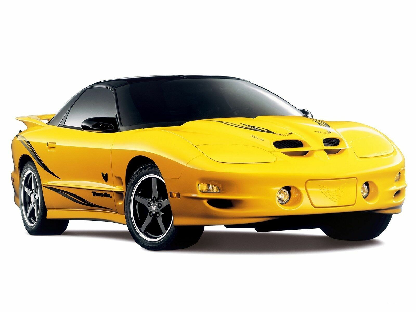 2002 PONTIAC FIREBIRD TRANS AM (YELLOW ANGLE) POSTER 24 X 36 INCH