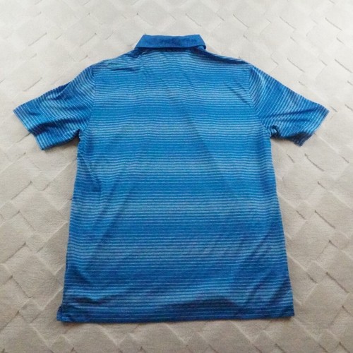 Nike Dallas Cowboys Polo Shirt Mens Large Dri-Fit Striped Blue Stretchy Casual - Picture 8 of 9