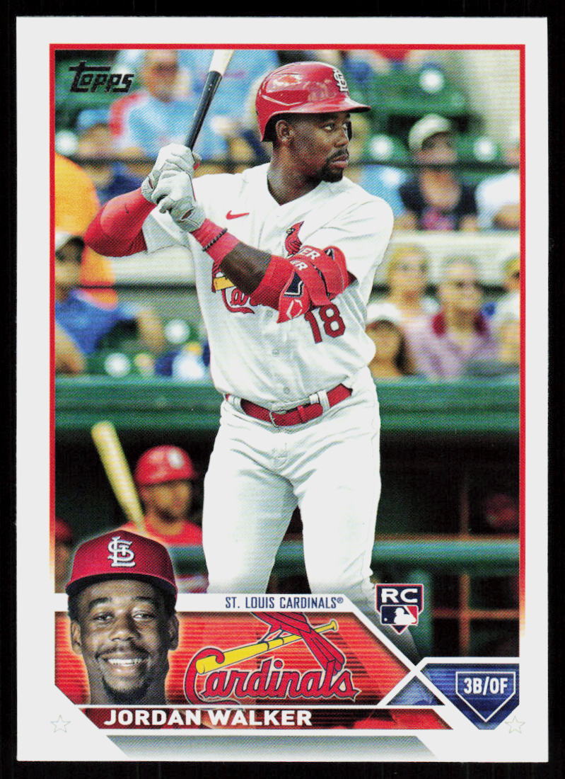 2023 Topps Jordan Walker #344 BASEBALL Rookie St. Louis Cardinals RC
