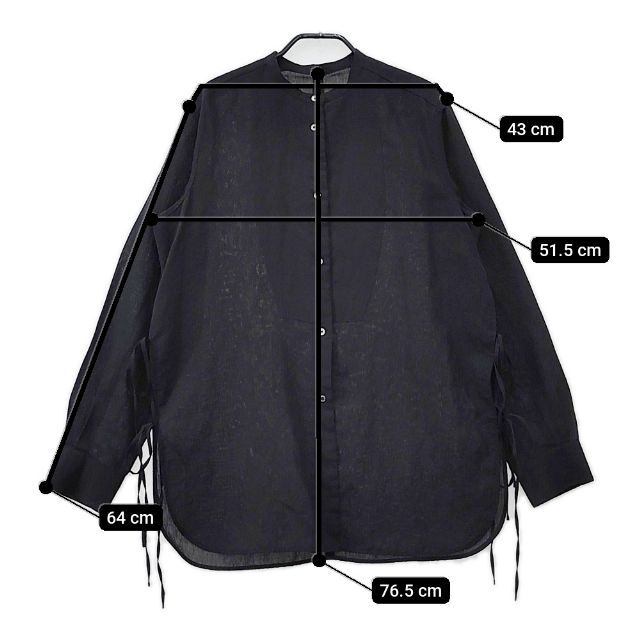トップス TODAYFUL Slub Dress Shirts TODAYFUL Slub Dress Shirts Long sleeve shirt black 5-0407M
