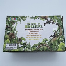 Dinosaur Car Toys Multiple Dinosaurs Set of 6 Pullback Cars Safe for Kids