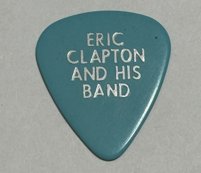 ERIC CLAPTON GUITAR PICK THANK YOU JAPAN WORLD TOUR RARE CONCERT