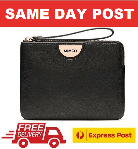 mimco leather bolsa