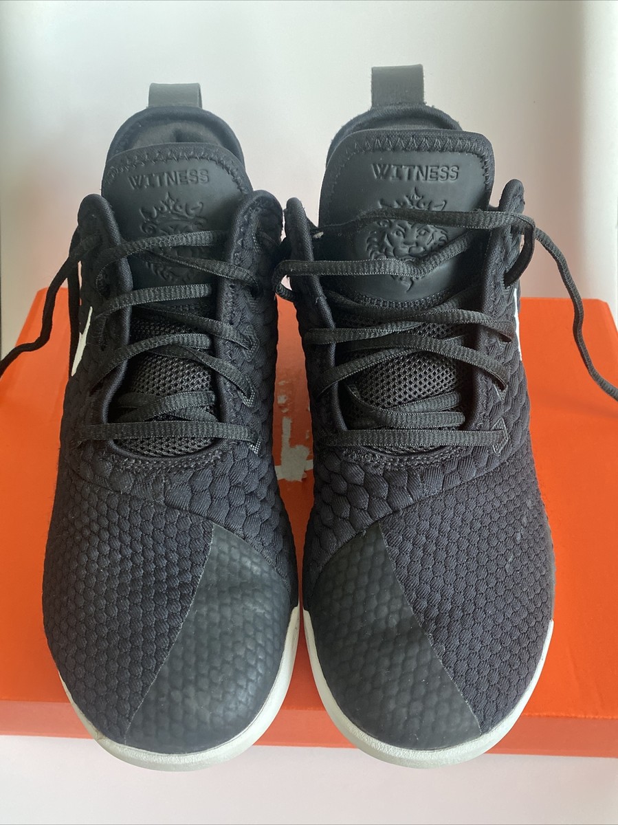 Nike Air Lebron Witness 3 Basketball Black White Akron SVSM Nike Air Lebron Witness 3 Basketball Black White Akron SVSM