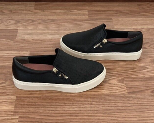 Dr. Scholl's No Chill Slip On Platform Sneakers 7 1/2 W Wide NIB Black  768363768486 | eBay