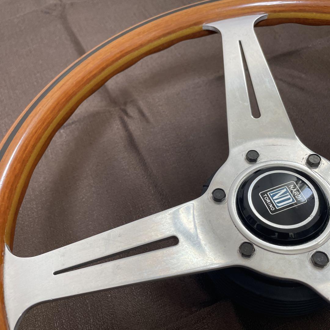 NARDI Classic Wood Steering Wheel 36.5cm F/S Ships from Japan Rare