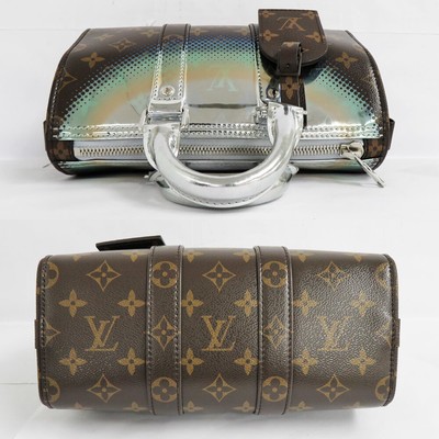 metallic louis vuitton duffle bag
