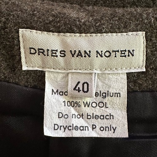 DRIES VAN NOTEN Women’s wool embroidered skirt Sz M(40) - Picture 10 of 10