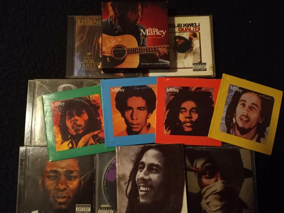 Bob Marley 11/CDS Box Set Songs Of Freedom THE FUGEES MOS DEF TALIB Kweli Q-Tip - Image 2 of 4