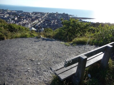 Photo 6x4 Bench overlooking Aberystwyth town One of several benches sited c2011