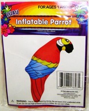 INFLATABLE PARROT DECORATION Pirates Luau Party Decor I