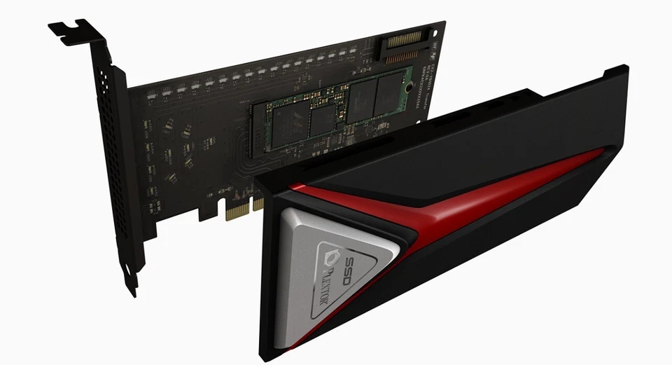 Plextor M8Pe 256GB HHHL PCIe NVMe Internal Solid State Drive with Heatsink (G3) - Image 3 of 4