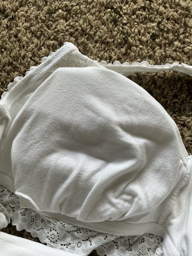 Aerie Bralette Plus Size XXL White Halter Style VGUC Padded - Picture 7 of 12