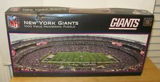 MasterPieces 1000 pc Panoramic Puzzle ~ NFL New York Giants ~ 39" x 13" ~ NIP