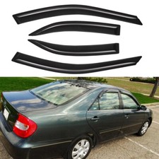 For 2002-2006 Toyota Camry Sedan Tape-on Window Vent Visors Wind Deflectors