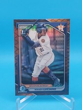 Waner Luciano 2024 Bowman Chrome #BCP-208 1st Bowman Orange Reptilian SP 8/25