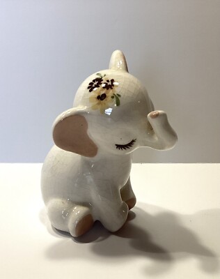 Dee Lee California Pottery Elephant Figurine