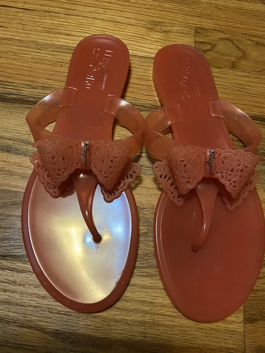 Ferragamo clearance jelly sandals