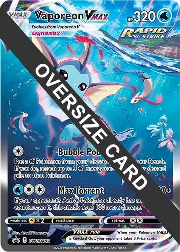 Vaporeon VMAX SWSH182 Jumbo Cards
