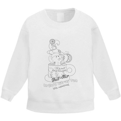'Teacup Ghost Artie The Painter' Kid's Sweatshirt / Sweater / Jumper (KW061334)