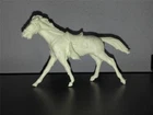 Marx 54mm Cavalry Horse in Cream Plastic.  Fort Apache